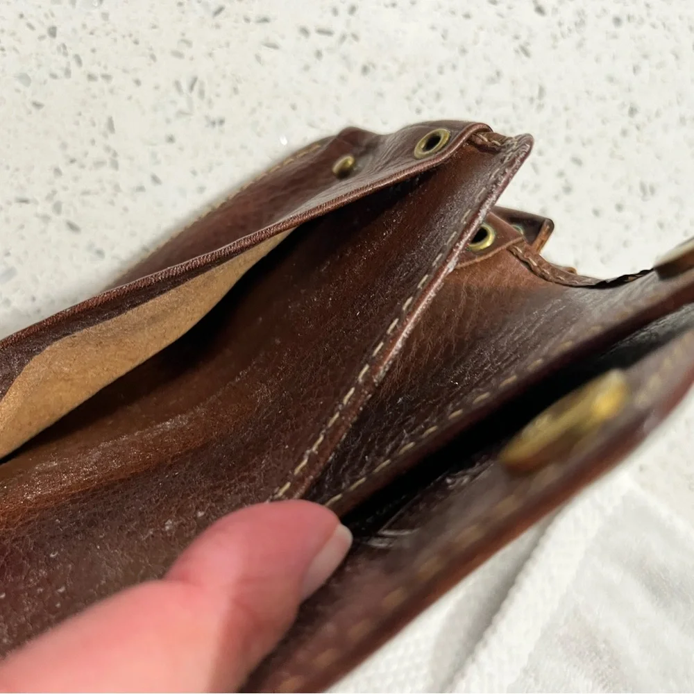 Brown Leather Crossbody Bag - Picture 6 of 6